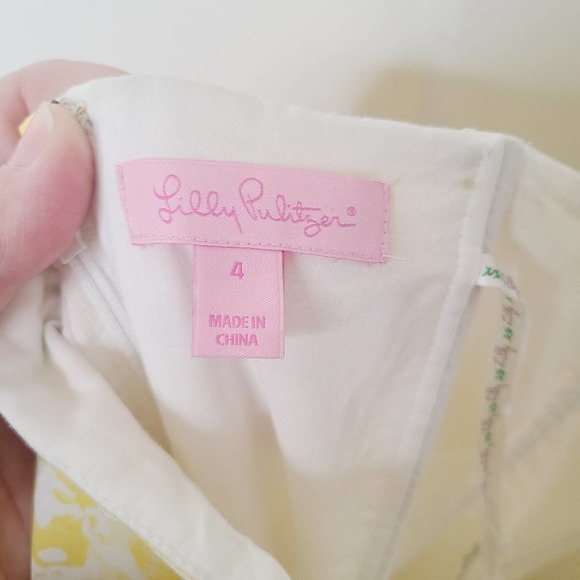 Lilly Pulitzer Olie Dandelion Yellow Spring Dress - Picture 6 of 7